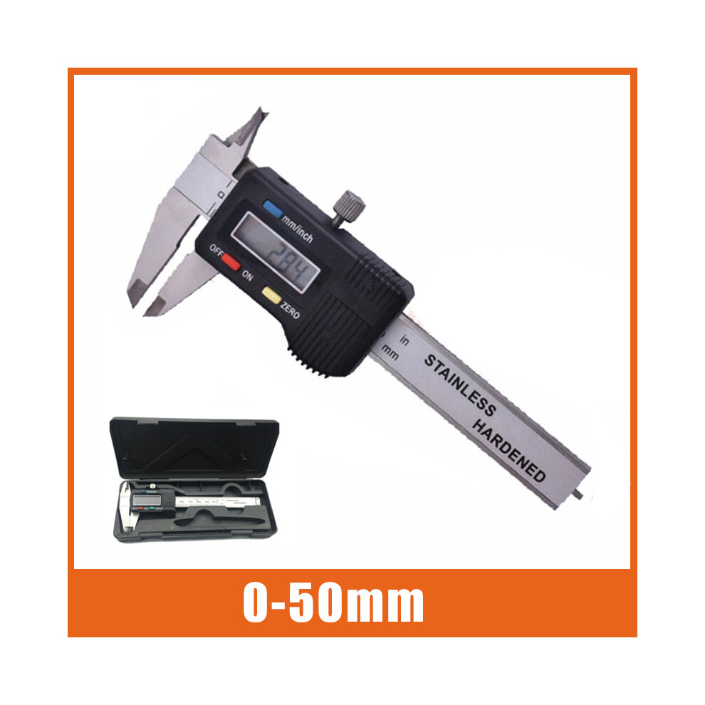 (0-50Mm) Mini Pocket Stainless Steel Digital Caliperelectronic Vernier Caliper Slider Caliper Gem Thickness Gauge 9008532341494