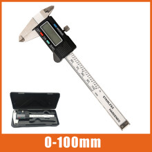 (0-100mm) Mini Pocket Stainless Steel Digital CaliperElectronic Vernier Caliper Slider Caliper Gem Thickness Gauge