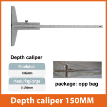 (depth caliper) Dial Caliper Metal Vernier Caliper digital electronic caliper micrometer Ruler Depth Measuring Tool