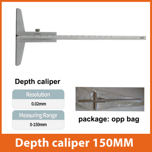 (depth caliper) Dial Caliper Metal Vernier Caliper digital electronic caliper micrometer Ruler Depth Measuring Tool