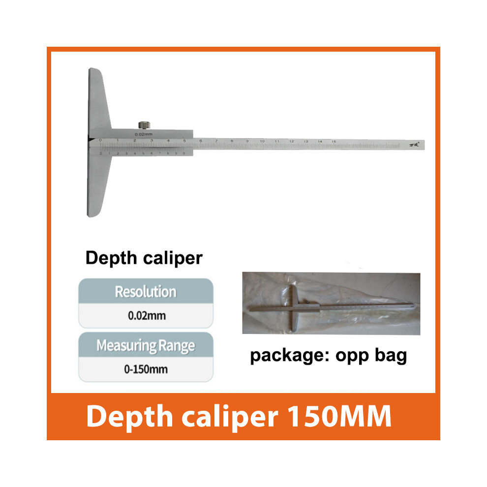 (Depth Caliper) Dial Caliper Metal Vernier Caliper Digital Electronic Caliper Micrometer Ruler Depth Measuring Tool 9008532345164