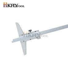 (Vernier 0-150MM) 6" Carbon Steel Metric Imperial Digital Depth Vernier Caliper Micrometer Electric Digital Depth Gauge
