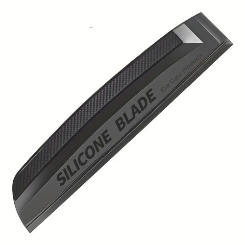 (Grey) Non-Scratch Soft Silicone Handy Squeegee Car wrap tools Water Window Wiper Drying Blade Clean Scraping