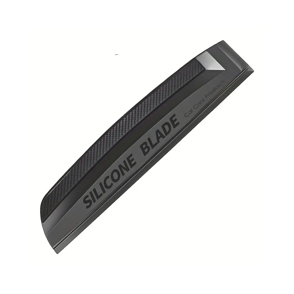 (Grey) Non-Scratch Soft Silicone Handy Squeegee Car Wrap Tools Water Window Wiper Drying Blade Clean Scraping Grey 9008532318021