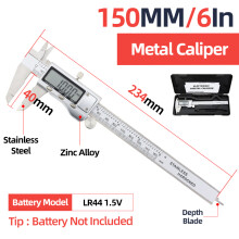 (Box Metal Caliper) Quality Caliper Professional And Digital Pachymeter Woodworking Tools Micrometer Depth Guage Pachometer