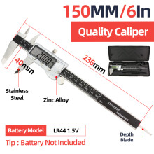 (Box Quality Caliper) Quality Caliper Professional And Digital Pachymeter Woodworking Tools Micrometer Depth Guage Pachometer