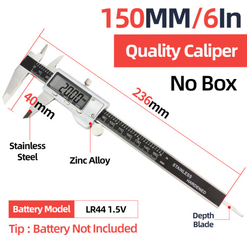 (Quality Caliper) Quality Caliper Professional And Digital Pachymeter Woodworking Tools Micrometer Depth Guage Pachometer