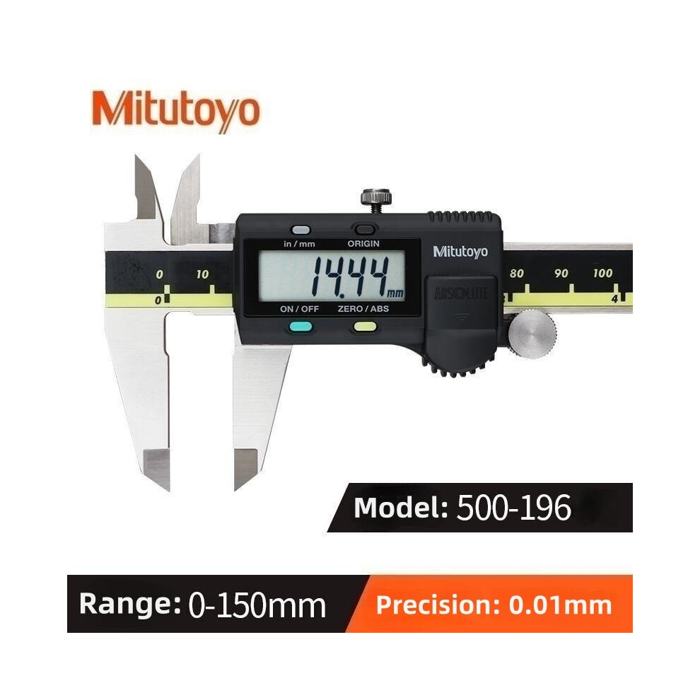 (150Mm) Mitutoyo Vernier Calibre Absolute Digital Caliper 500-196 In/Mm Precision 0.01Mm Lcd Electronic Measurement 9008532345911