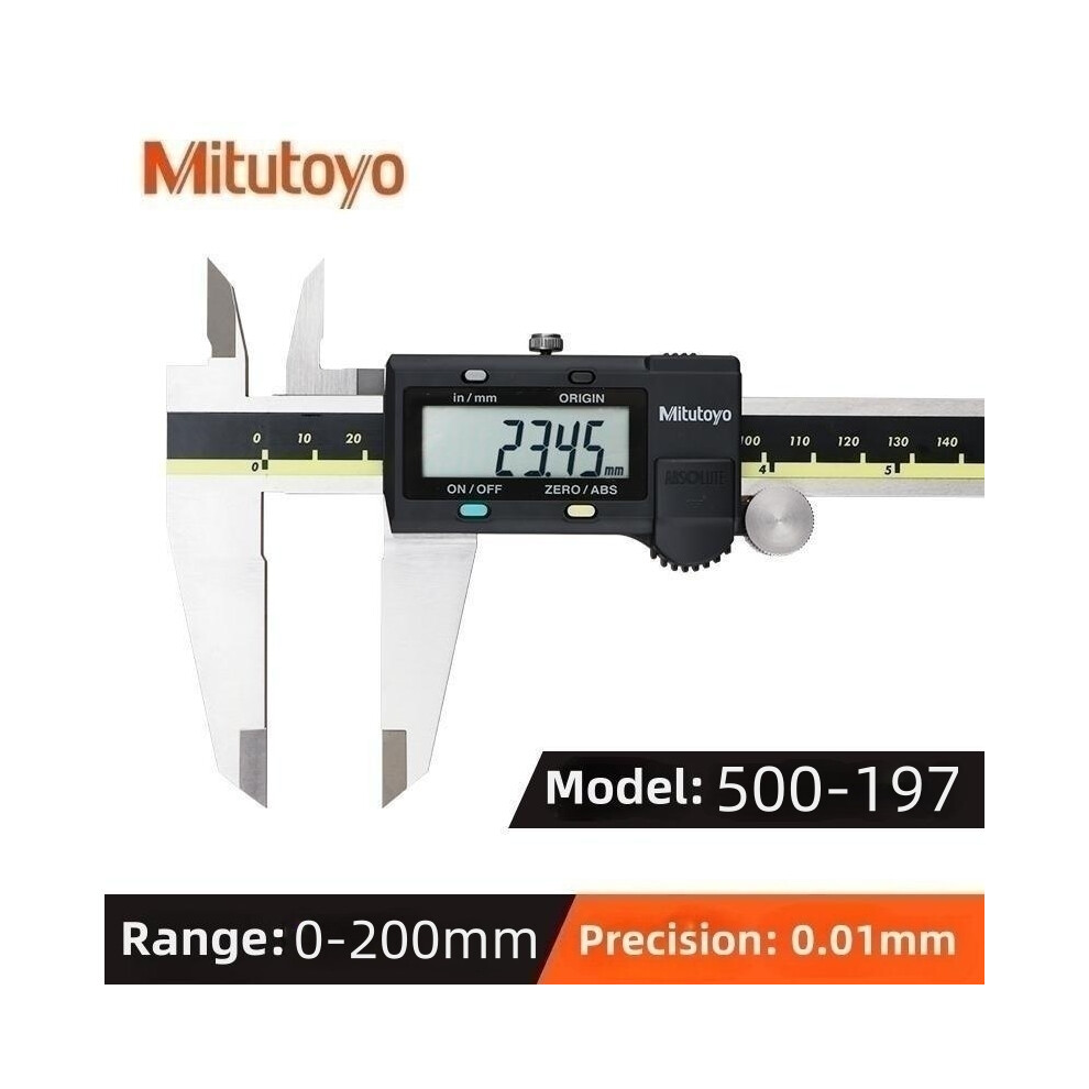 (200Mm) Mitutoyo Vernier Calibre Absolute Digital Caliper 500-196 In/Mm Precision 0.01Mm Lcd Electronic Measurement 9008532345287