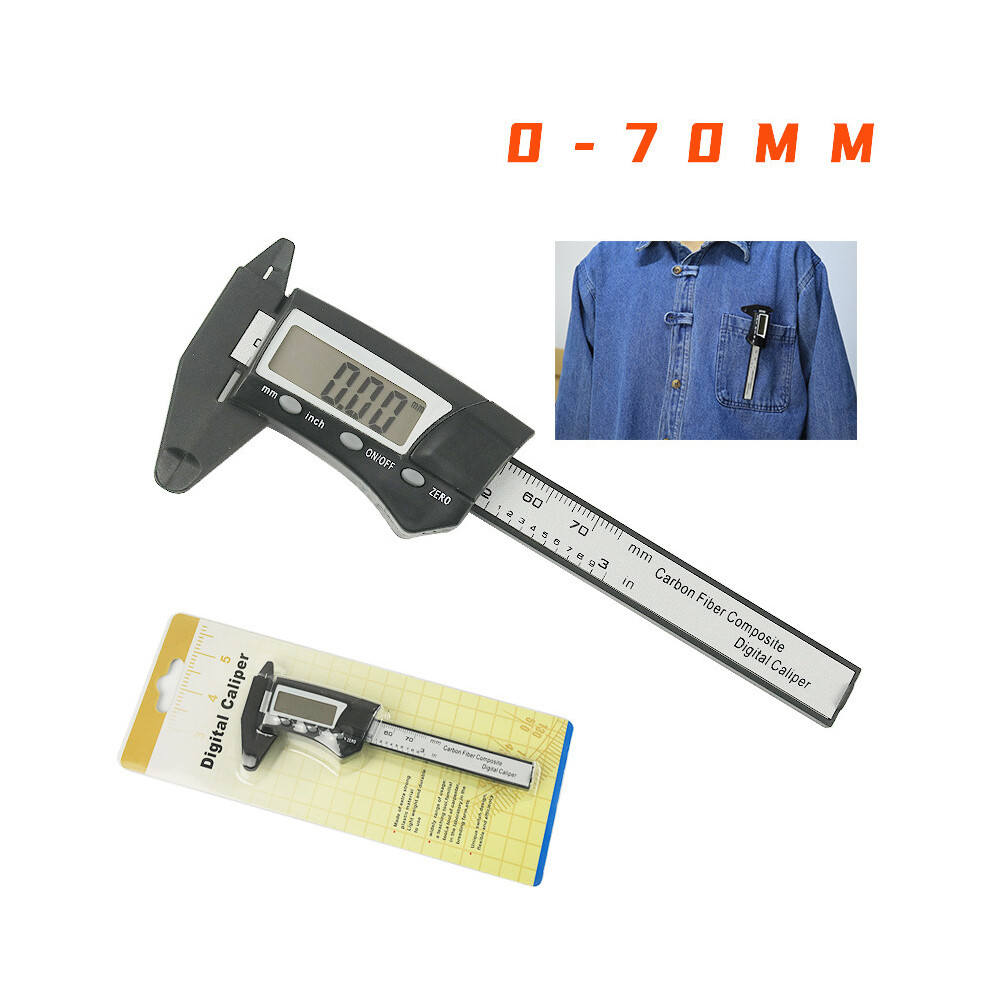 Vernier Calipers Plastic Gauge Micrometer Ruler Measuring Tools Instrument 70Mm Electronic Digital Caliper 9008532345393