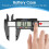 (silver  1pcs) Digital Vernier Caliper, Electronic Caliper with LCD Screen Micrometer Measuring Tool Depth Ruler Messschieber 4