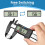 (black  1pcs) Digital Vernier Caliper, Electronic Caliper with LCD Screen Micrometer Measuring Tool Depth Ruler Messschieber 5