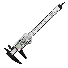 (silver 1pcs) Digital Vernier Caliper, Electronic Caliper with LCD Screen Micrometer Measuring Tool Depth Ruler Messschieber
