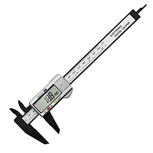 (silver  1pcs) Digital Vernier Caliper, Electronic Caliper with LCD Screen Micrometer Measuring Tool Depth Ruler Messschieber