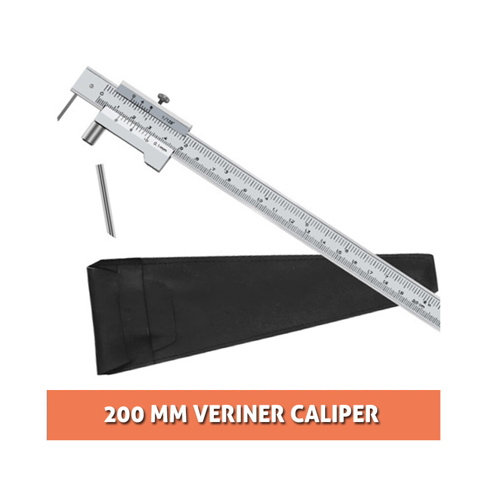 (200Mm) Javier 0-200Mm Marking Vernier Caliper With Carbide Needle Scriber Parallel Marking Measuring Ruler 9008532347168