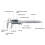 (Basic With box) 6 Inch 150mm Digital Vernier Caliper Stainless Steel Micrometer Measuring Tool Depth Ruler Messschieber 6