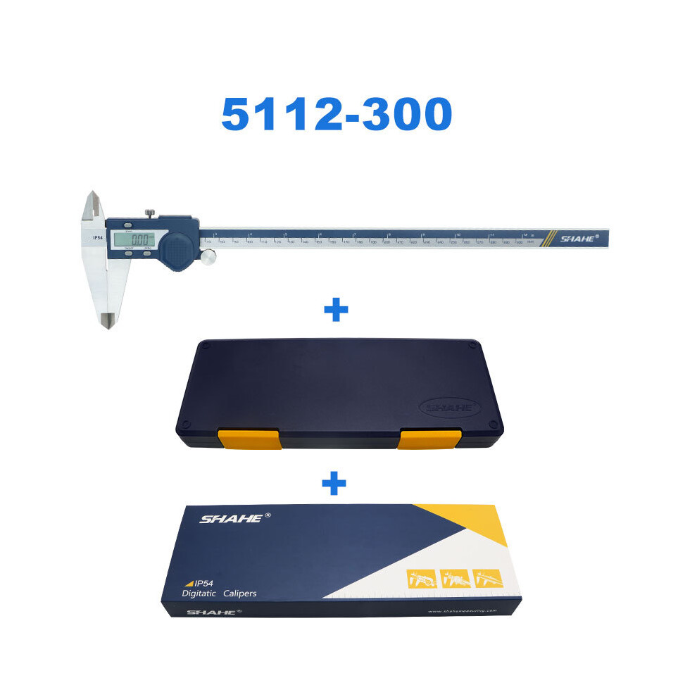 (0-300Mm) Shahe New Hardened Stainless Steel Digital Caliper Vernier Calipers Micrometer Electronic Vernier Caliper 9008532350496