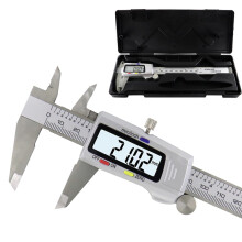 (Silver box) 6-Inch 150mm digital calipers Stainless Steel Electronic Digital Vernier Caliper Metal Micrometer Measuring