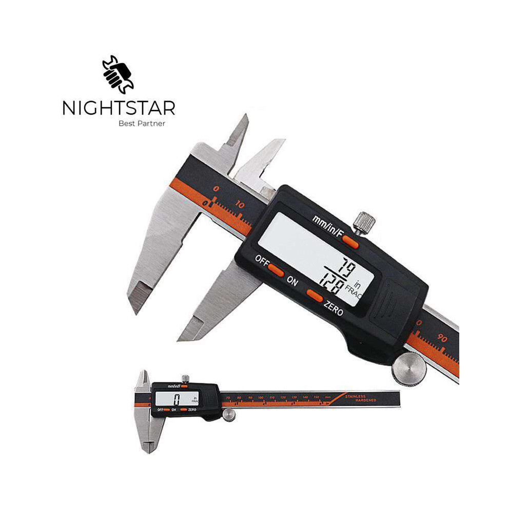 (No Box) Nauwkeuriger Stainless Steel Digital Caliper 6 "150Mm Messschieber Paquimetro Measuring Instrument Vernier 9008532347540