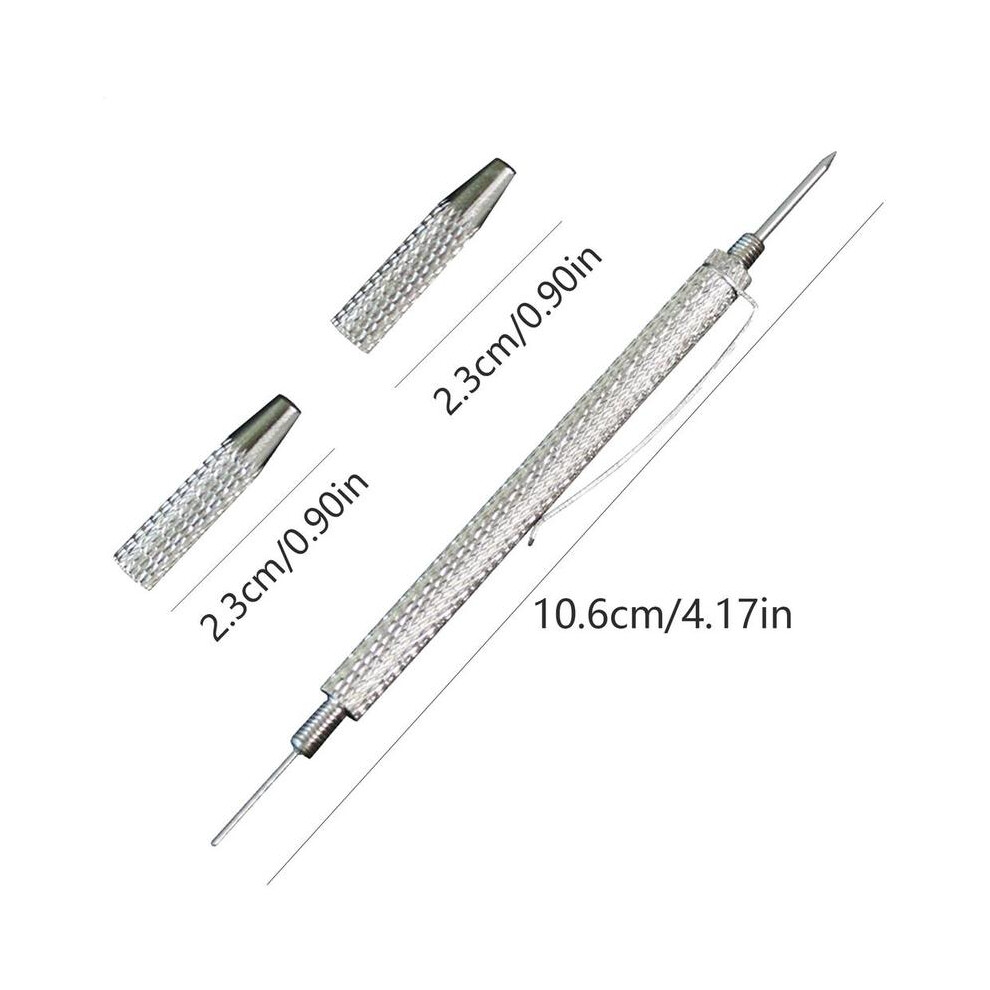 (Silver) Car Windshield Wiper Nozzle Adjustment Tool Auto Wiper Water Spray Nozzle Cleaning Tool Adjusting Water Silver 9008532314375