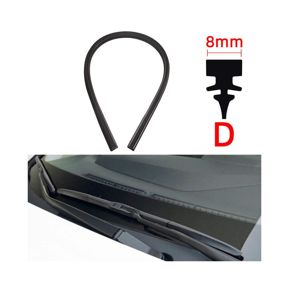 (Style D, 17 inch (425mm)) Car Wiper Blades Refills Natural Rubber Strips Wiper Blade Replacement Parts All Types for Auto Windshield-image-OPC-PGJQHGM-NEW