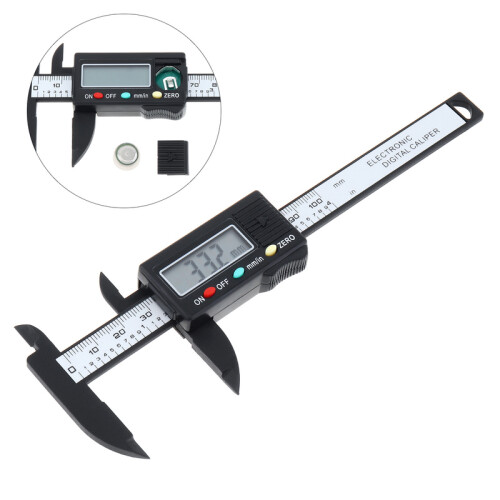 (as shown) 0-100mm Digital Vernier Caliper Accurately Display with Large LCD Screen 2