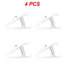 (Style A 4pcs) 1~8PCS Health Care Skinfold Body Fat Caliper Body Fat Tester PLICOMETRO with body mass with Measurement