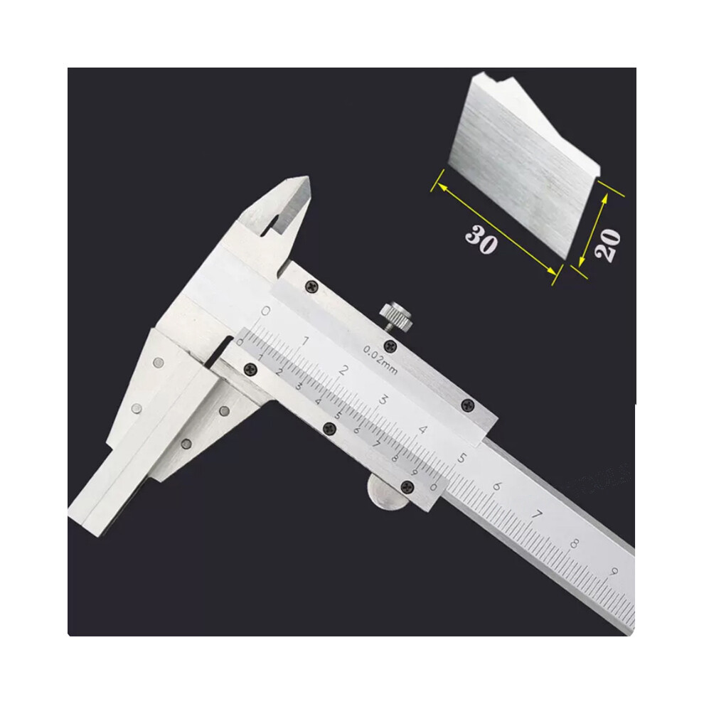 (Vernier) 6Inch Wire Rope Calipers Wide Large Jaw Broad Face Cable Vernier Caliper Measuring Tool 9008532348219