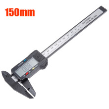 (150mm with battery) 150mm Electronic Digital Caliper 100mm 0.1mm Measuring Tool Vernier Micrometer Measuring Tool Depth