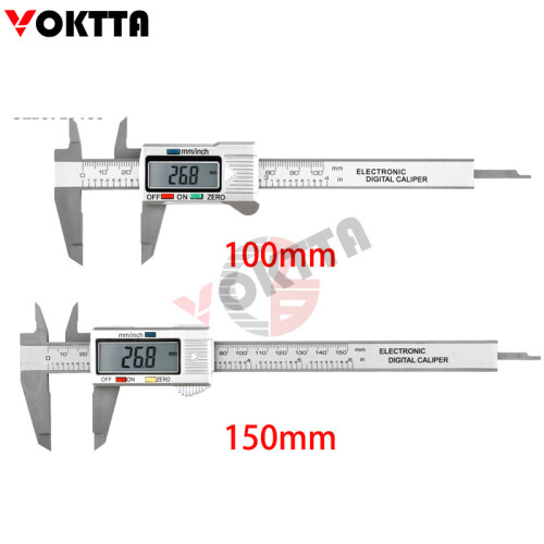 (100mm) Caliper Measuring Tool Digital Caliper 100mm 150mm Digital Micrometer Waterproof Easy Switch from Inch 1