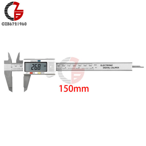 (150mm) Caliper Measuring Tool Digital Caliper 100mm 150mm Digital Micrometer Waterproof Easy Switch from Inch