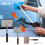 (orange) Car Windshield Glass Cleaner Microfiber Car Window Cleaning Brush Extendable Handle Interior Exterior 2