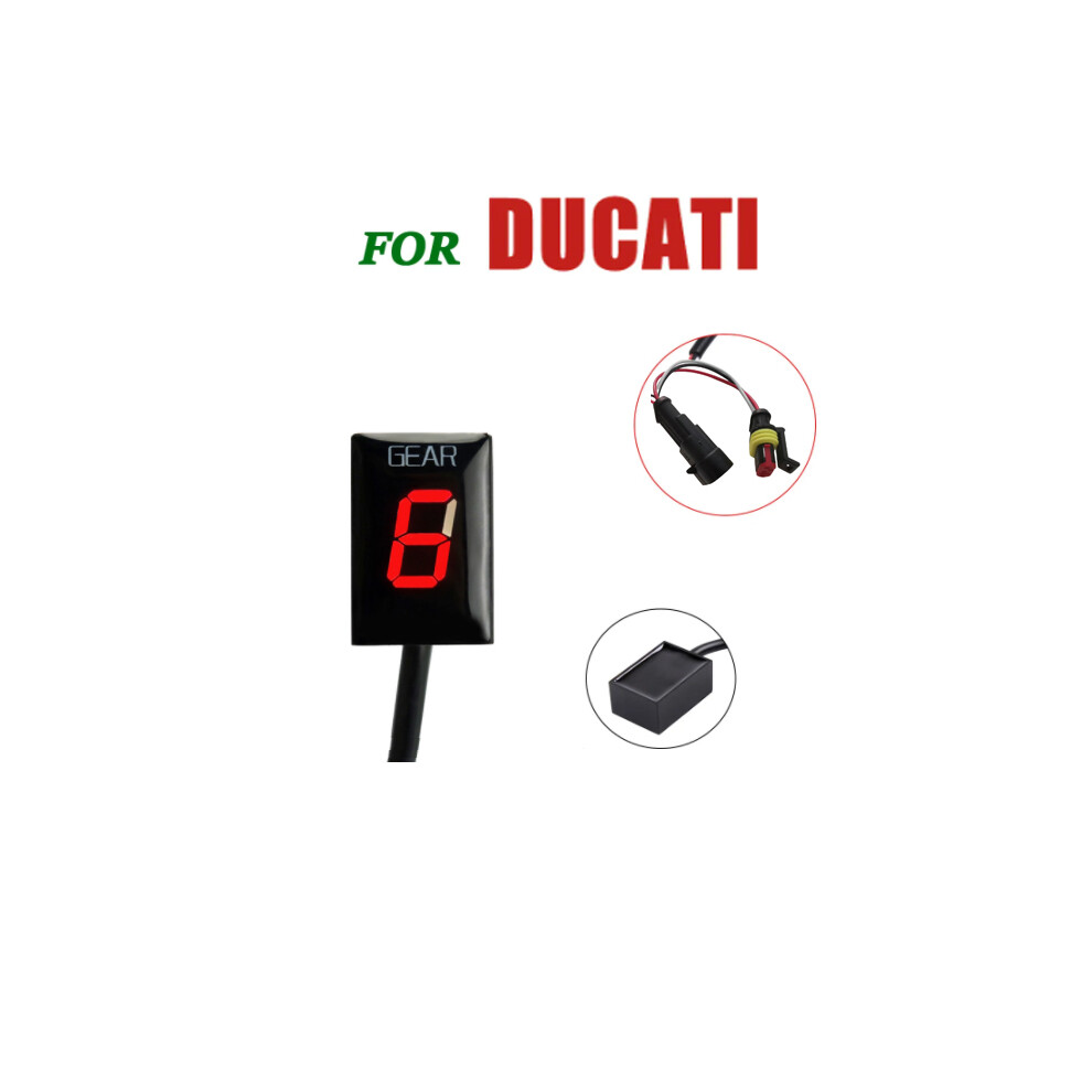 (Red) For Ducati Gear Display Monster 400 620 695 S4r S4 Multirada Superbike 999 749 Red 9008532325319