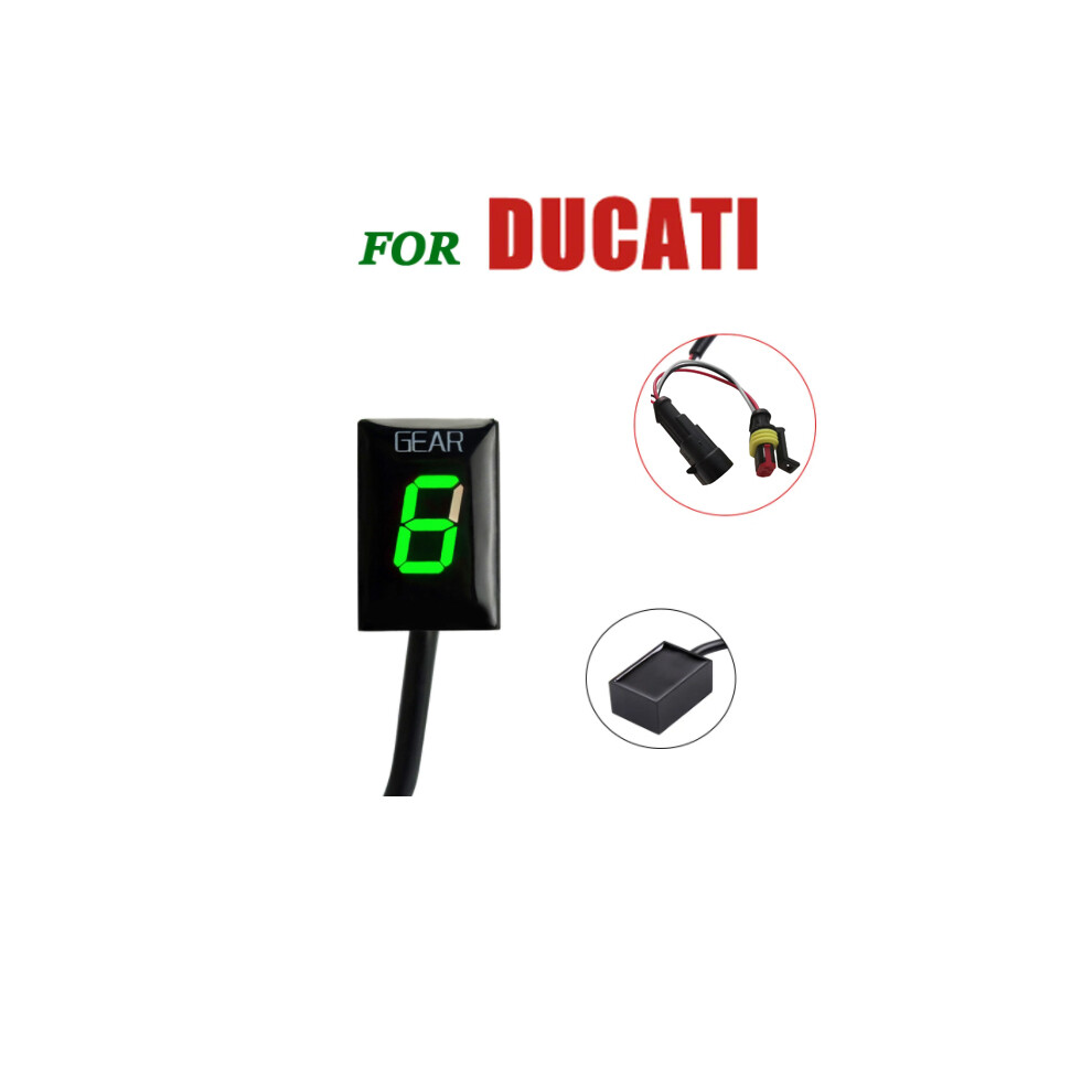 (Green) For Ducati Gear Display Monster 400 620 695 S4r S4 Multirada Superbike 999 749 Green 9008532325302