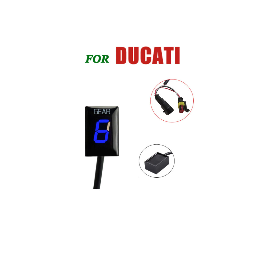 (Blue) For Ducati Gear Display Monster 400 620 695 S4r S4 Multirada Superbike 999 749 Blue 9008532325296