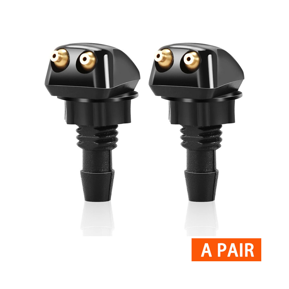 (A pair) A pair Car Windshield Spray Nozzle Windshield Washer Nozzle, Windshield Wiper Nozzle Dual Hole Design-image-OPC-PGJQHVV-NEW