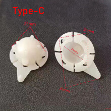 (1Pc Type C) Windscreen Wiper Motor Linkage Rod Arms Fastener Buckle For Vw Audi Citroen skoda Kia Hyundai Toyota