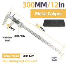 (Box Metal Caliper 3) Metal Caliper Digital Caliper Stainless Steel Digital Pachymeter Digital Micrometer Vernier Calipers