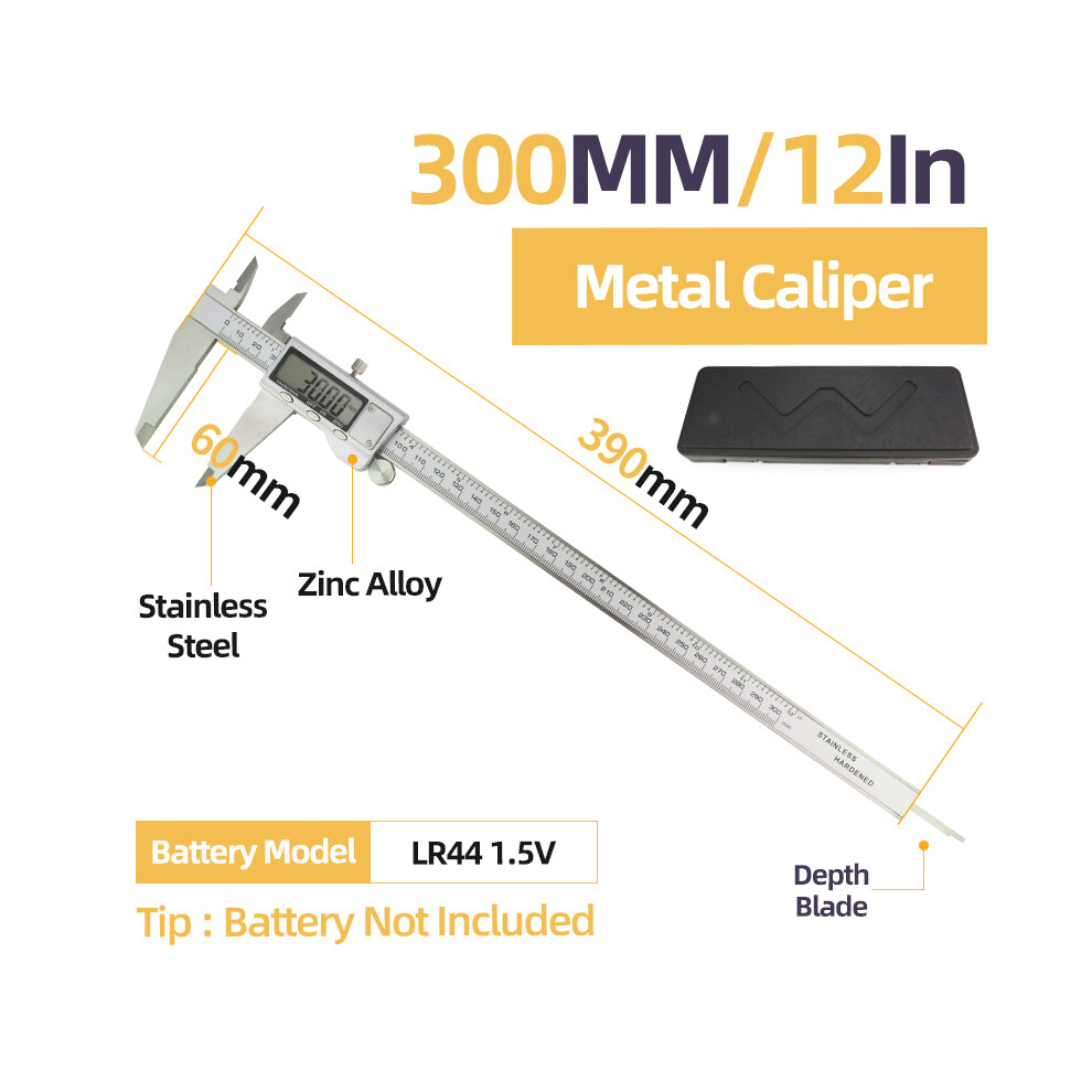 (Box Metal Caliper 3) Metal Caliper Digital Caliper Stainlessâ Steelâ Digitalâ Pachymeter Digital Micrometer Vernier Calipers 9008532344310