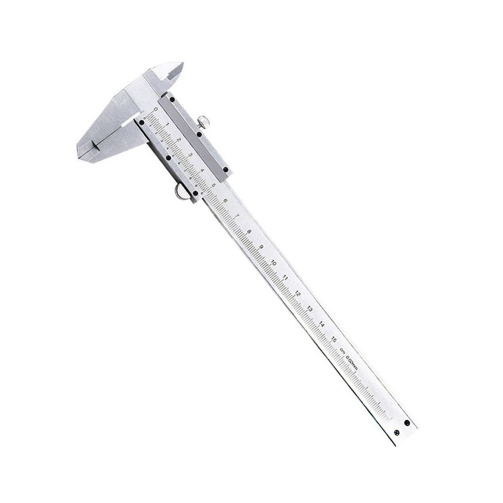 (Silver) Vernier Caliper 6" 0.02Mm Metal Calipers Gauge Micrometer Measuring Tools 9008532342231