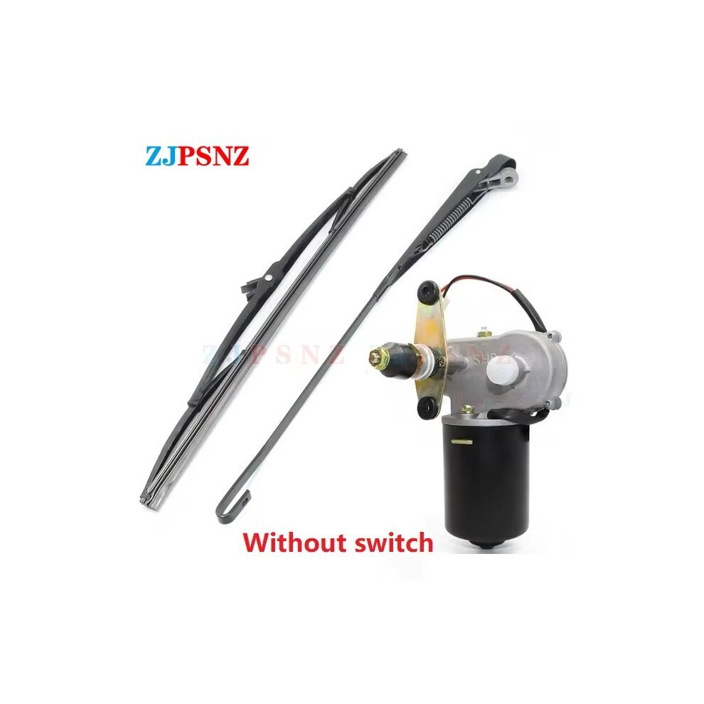 (Without Switch 1Set, 48V 60V) Wiper Blades Electric Boneless Wiper Motor Electric Wiper Motor With Switch Electric-Bike Tricycle Wiper 9008532305113