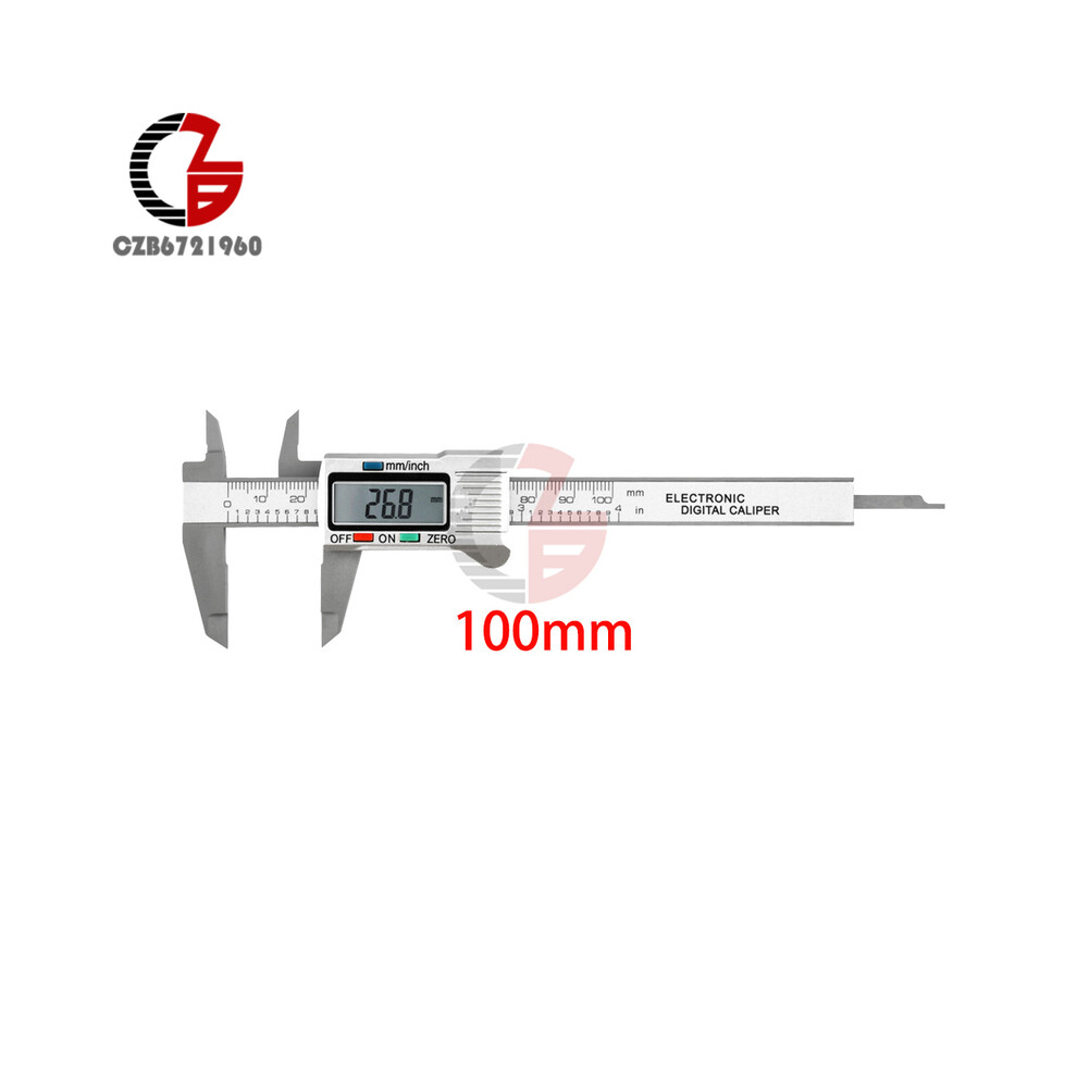 (100Mm) Digital Electronic Carbon Fiber Vernier Caliper Gauge Micrometer Measuring Tool 100Mm 150Mm Digital 9008532348851