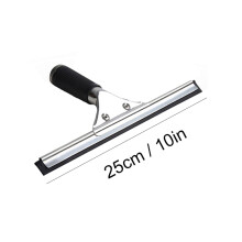 (25cm) 6in 10in 14in 18in Shower Squeegee Stainless Steel Window Squeegee Shower Cleaner with Replaceable Wiper