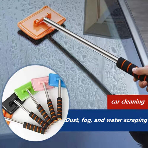 (1pc random color) Car Windshield Defogging Wiping Extendable Cleaning Brush Front Windshield Window Wiper Tool Auto Cleaning 1