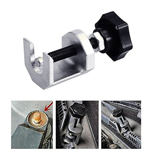 (Silver) Ar Wiper Arm Puller Tool - Easy Safe Windshield Blade Removal Fits Up To 15Mm Spigots, Durable Chrome-Plated 2