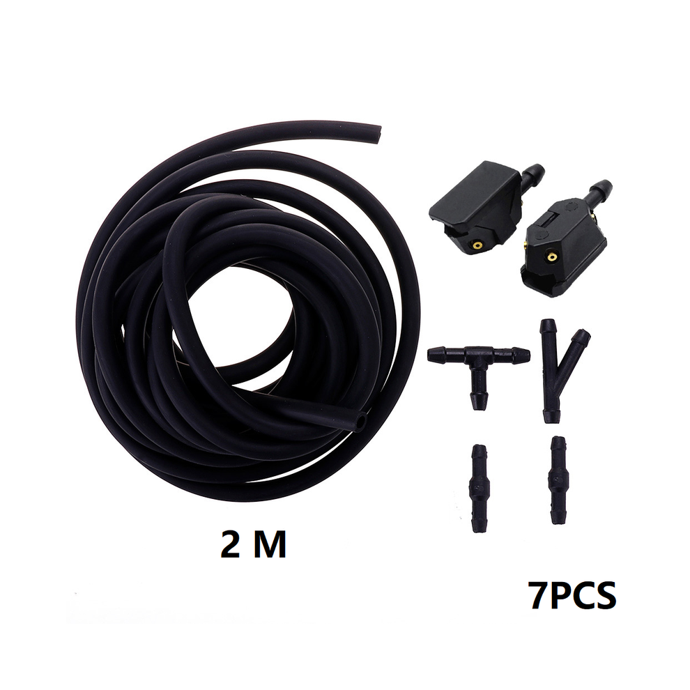 (1SET) Car Windshield Wiper Blade Washer Spray Nozzle Adjustable 4-Way Spout Upgrade Installed on 8mm / 9mm-image-OPC-PGJQJXW-NEW