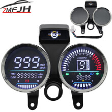 A Motorcycle Speed Tachometer For Suzuki GN 125 Digital Meter Assembly Speedometer Odometer Gauge Gear