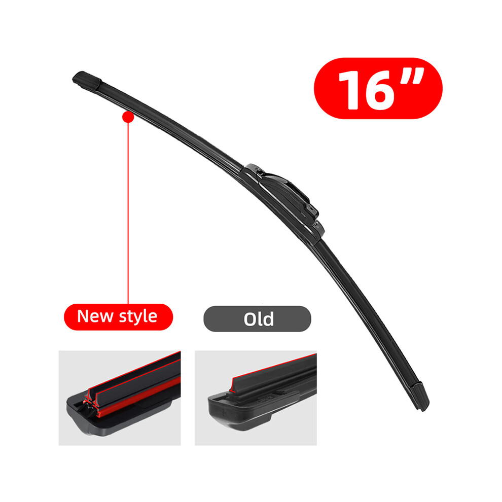(16Inch (400Mm)) General J/U-Shaped Automotive Double Rubber Strip Wiper Blade 9008532312449