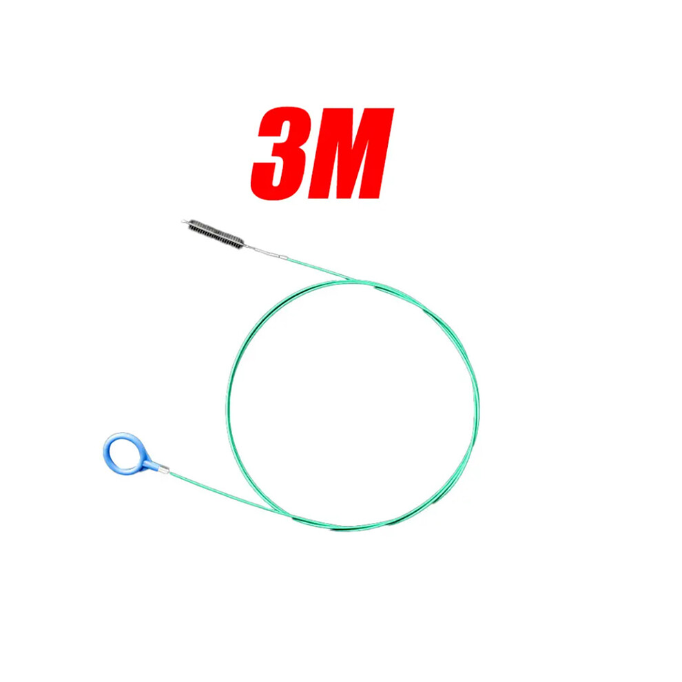 (Long Hose-3M) 3M/5M Car Drain Dredge Cleaning Brush Flexible Drain Dredge Sunroof Cleaning Scrub Brush Car Wash Cleaning 9008532322950