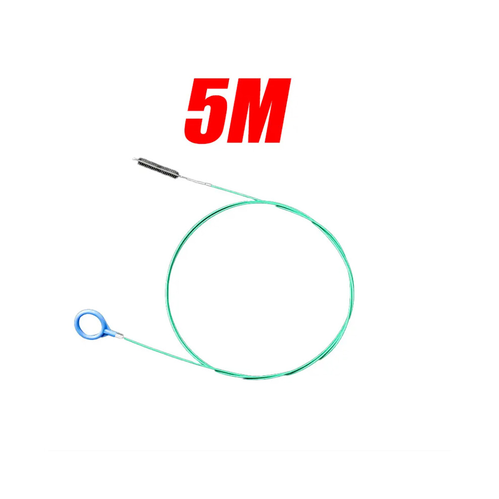 (Long Hose-5M) 3M/5M Car Drain Dredge Cleaning Brush Flexible Drain Dredge Sunroof Cleaning Scrub Brush Car Wash Cleaning 9008532322974